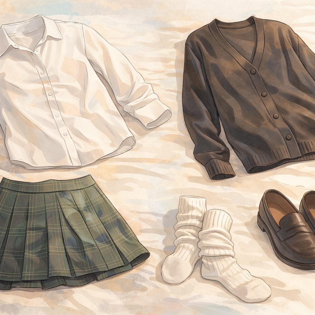 Anime Uniform on Photorealistic Girl — image 2