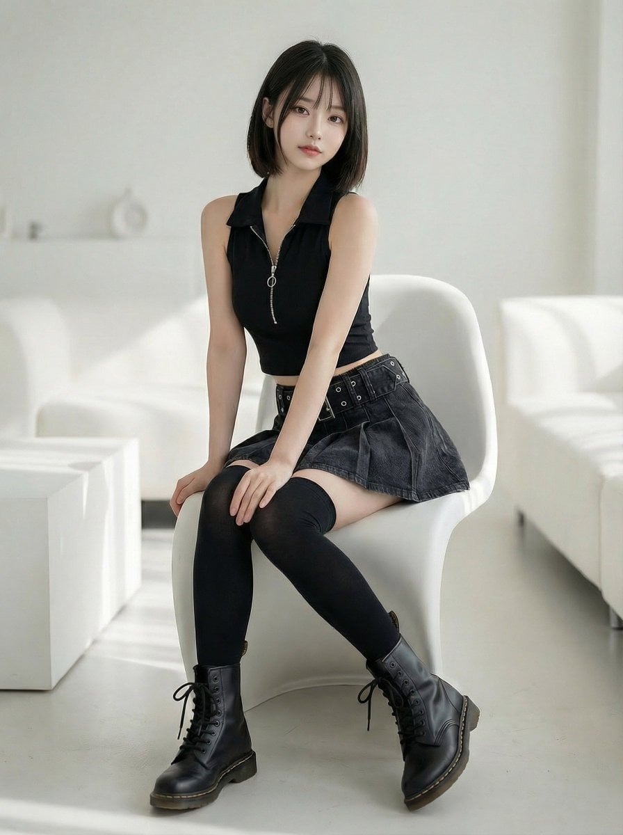 Anime Uniform on Photorealistic Girl — image 3