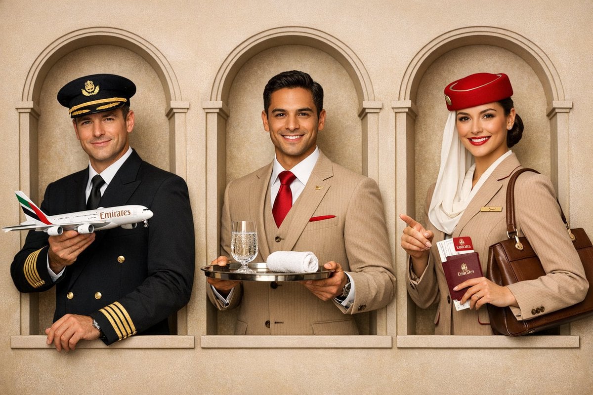 Luxury Brand Advertisement with Three Models — image 4