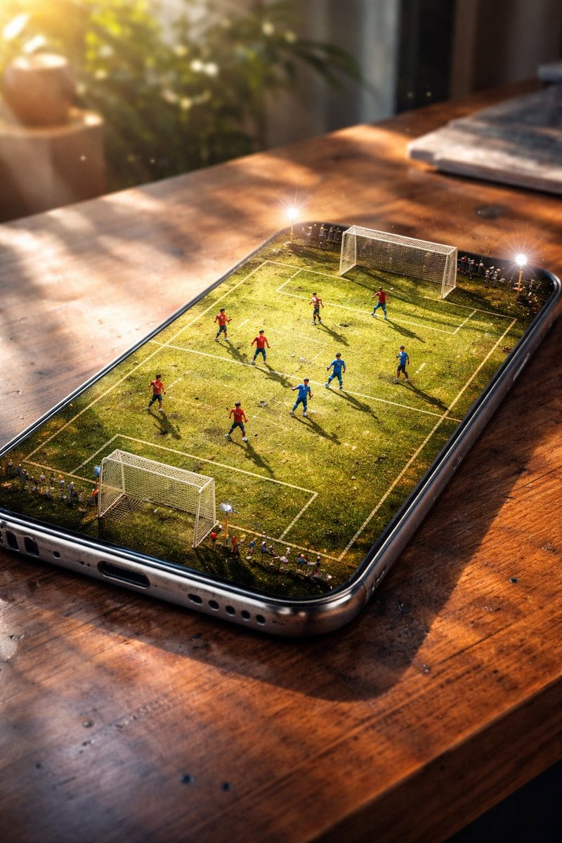 Smartphone as Football Stadium