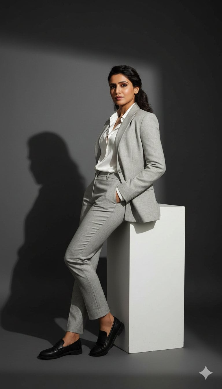 Fashion Editorial Portrait of a Man in Suit — image 3