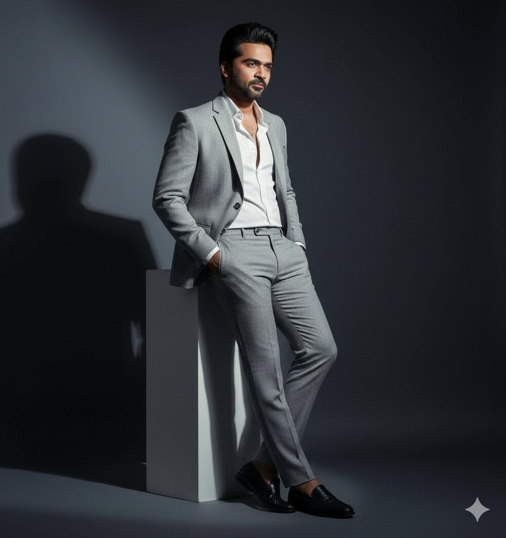 Fashion Editorial Portrait of a Man in Suit — image 4