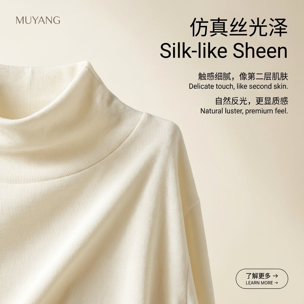Minimalist Fashion Ad: Model in High-Quality Knit Top — image 3