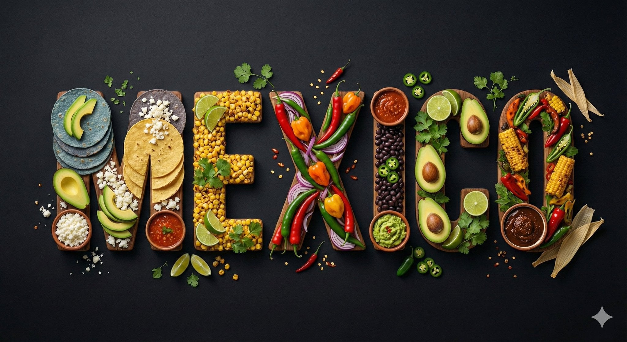 Country Name Typography Crafted From Traditional Foods — image 2