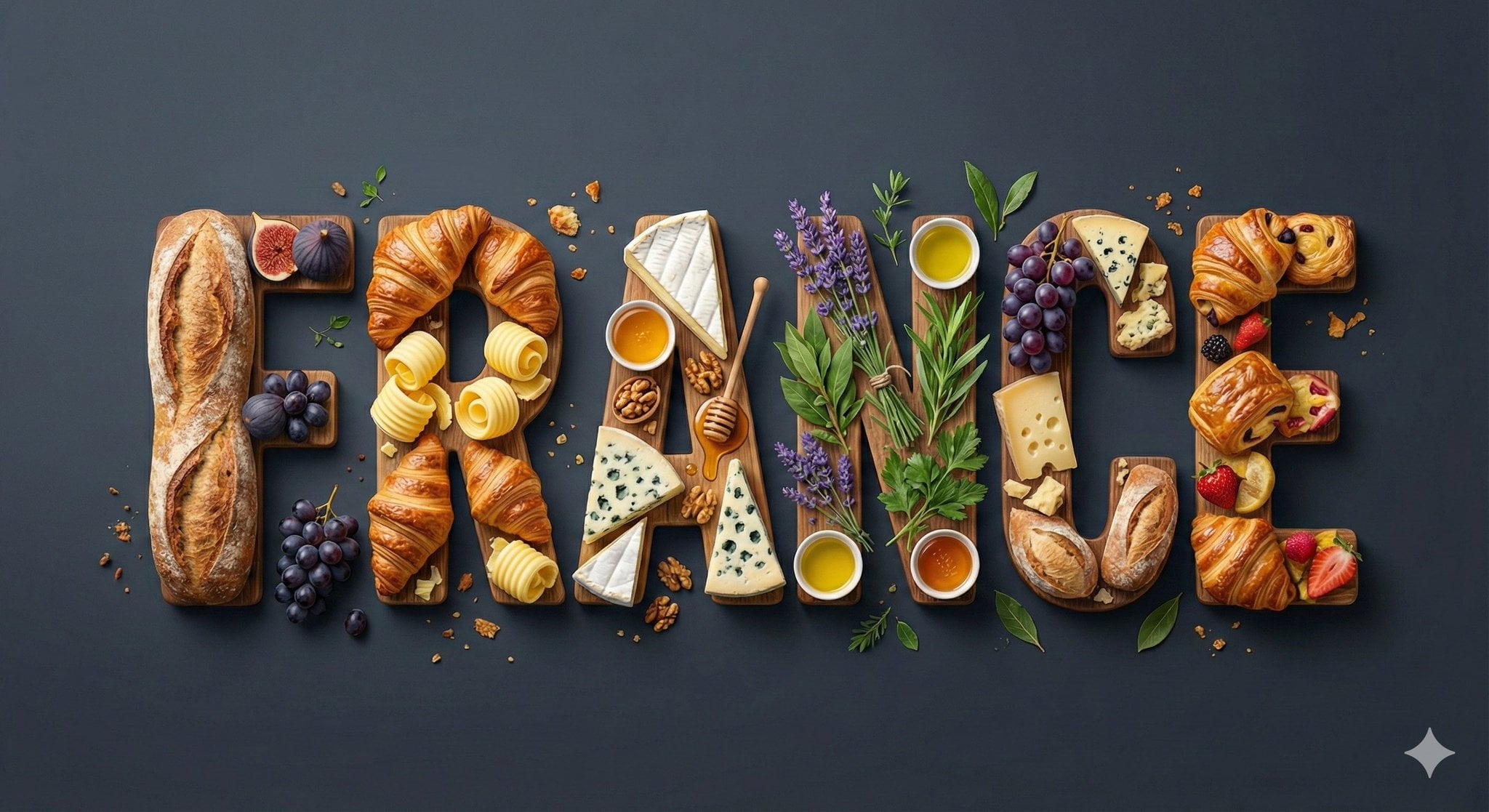 Country Name Typography Crafted From Traditional Foods — image 3