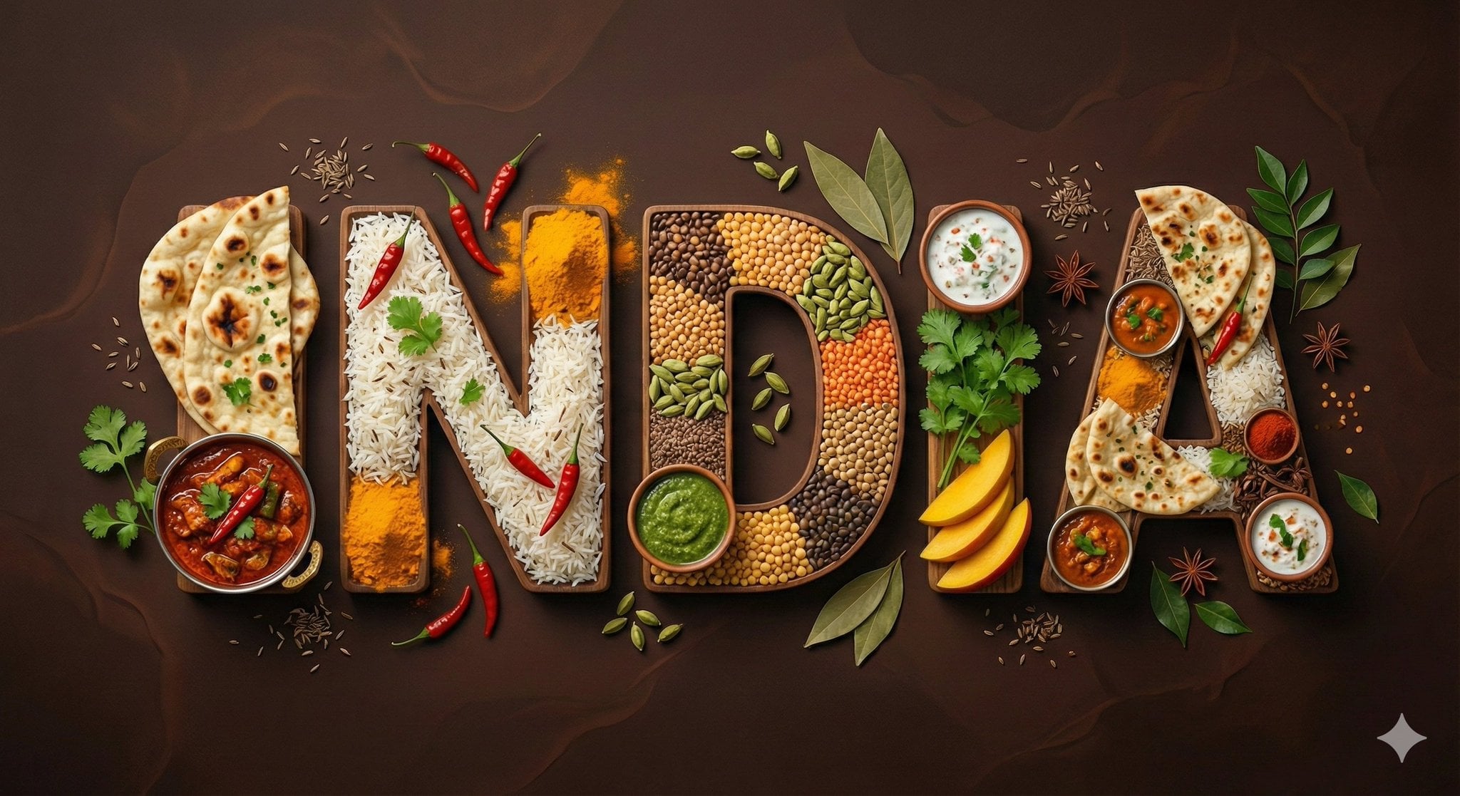Country Name Typography Crafted From Traditional Foods — image 4