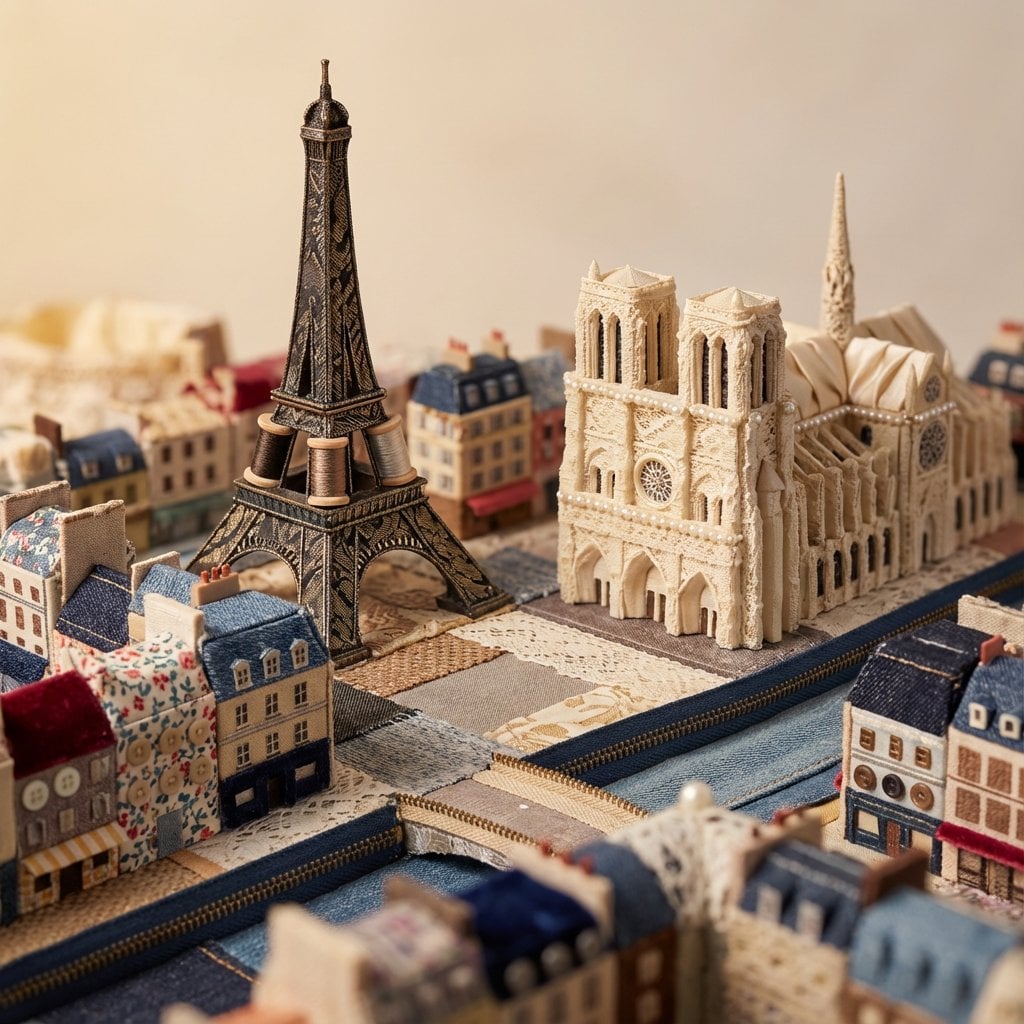 Parisian Miniature Cityscape of Candy — image 2