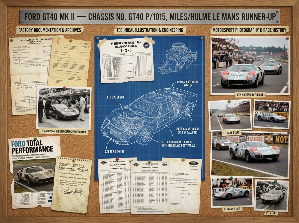 Classic Car Documentation Board for Vehicle Model — image 2
