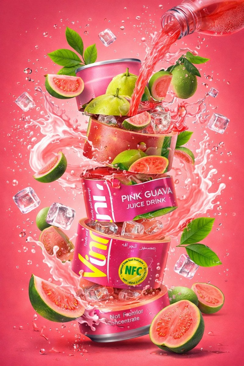 Carbonated Drink Can with Fruit Splash — image 2