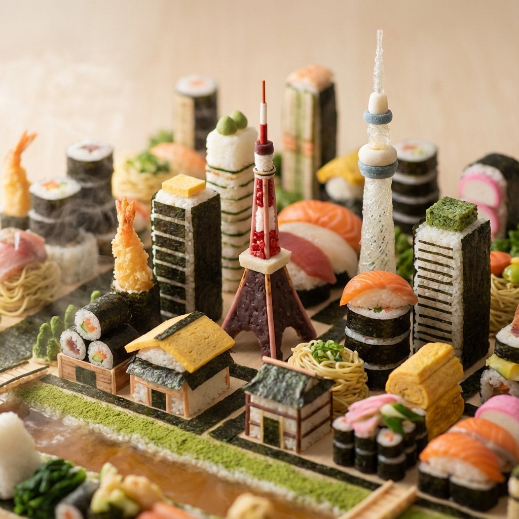 Edible Architectural Cityscape of [City Name] — image 2