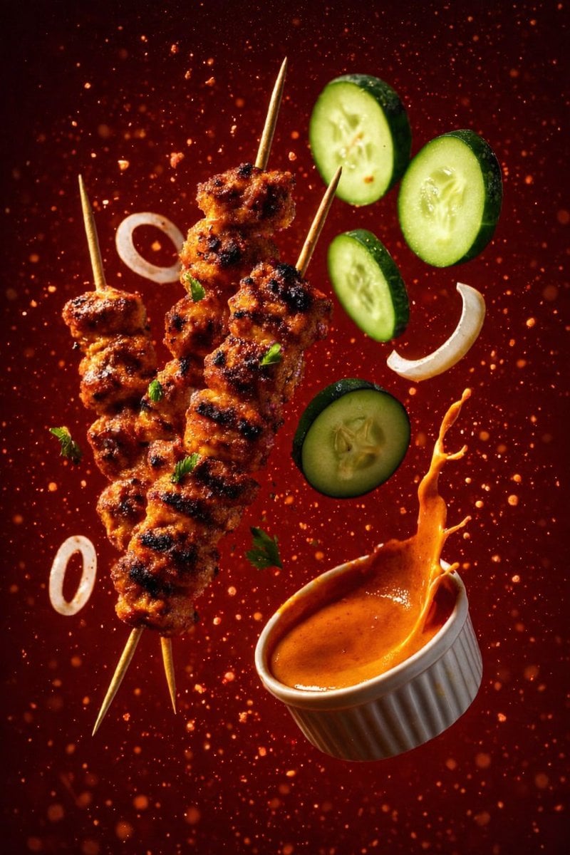 Cinematic Taco in Mid-Air with Sauce Splash — image 3