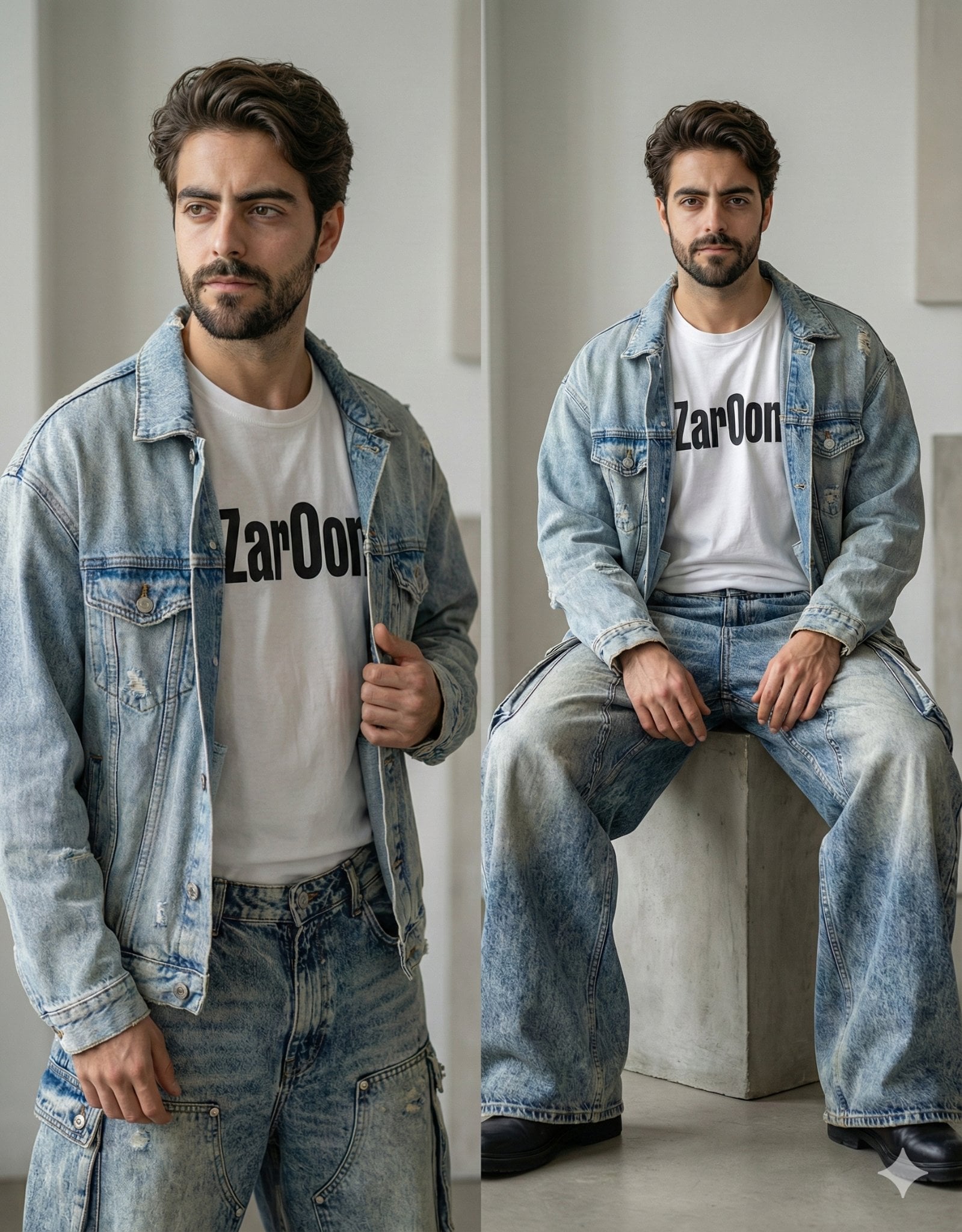 Bespoke Y2K Streetwear with ZarOon Graphic Tee — image 2