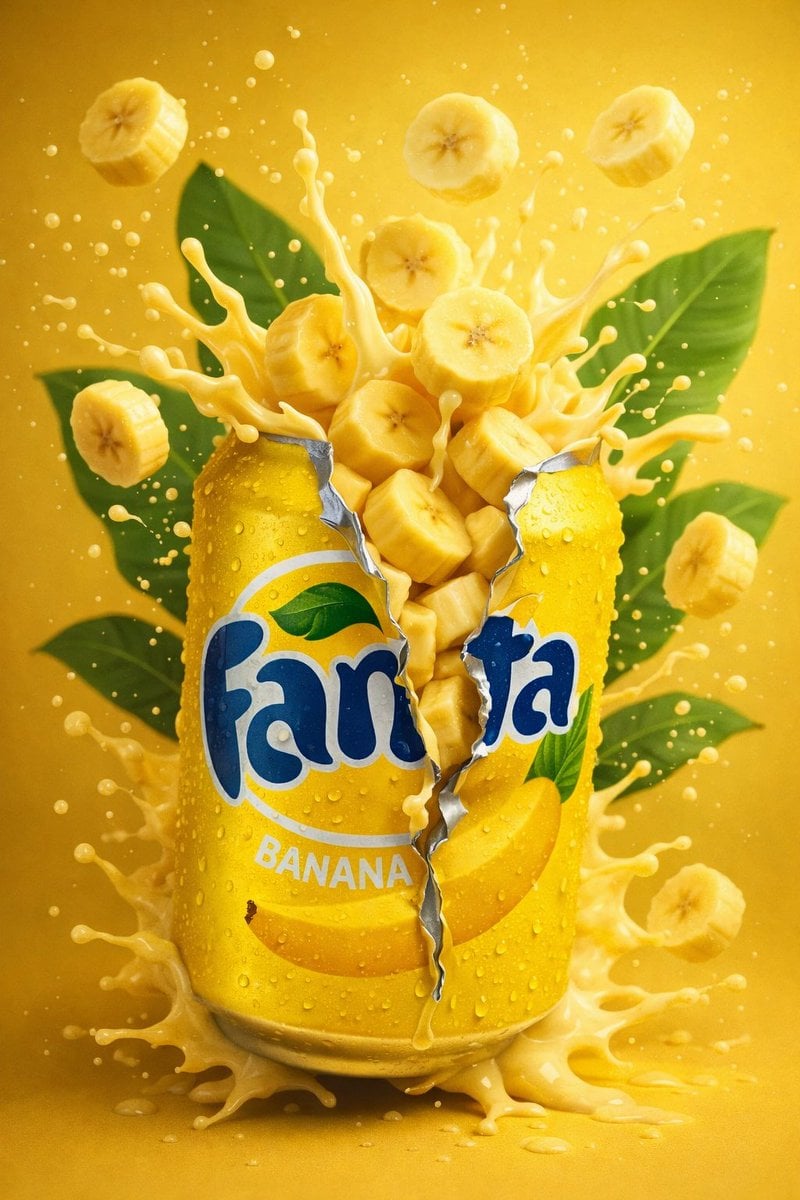 Orange Soda Can Splash with Fruit — image 4