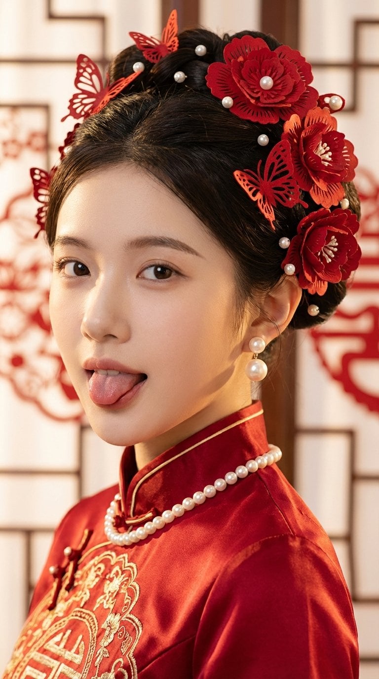 Traditional Chinese Bridal Portrait Photography — image 2