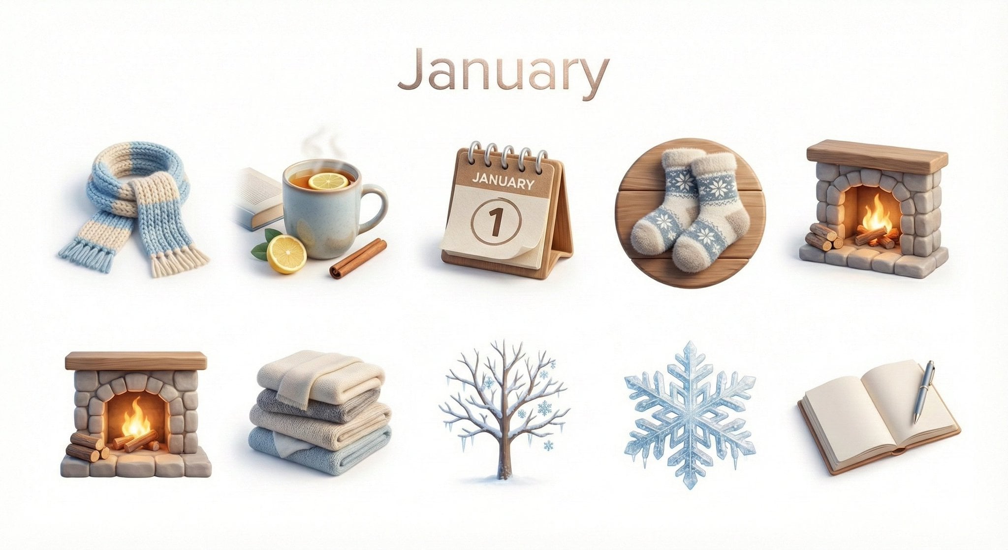 Monthly Themed Icon Collection
