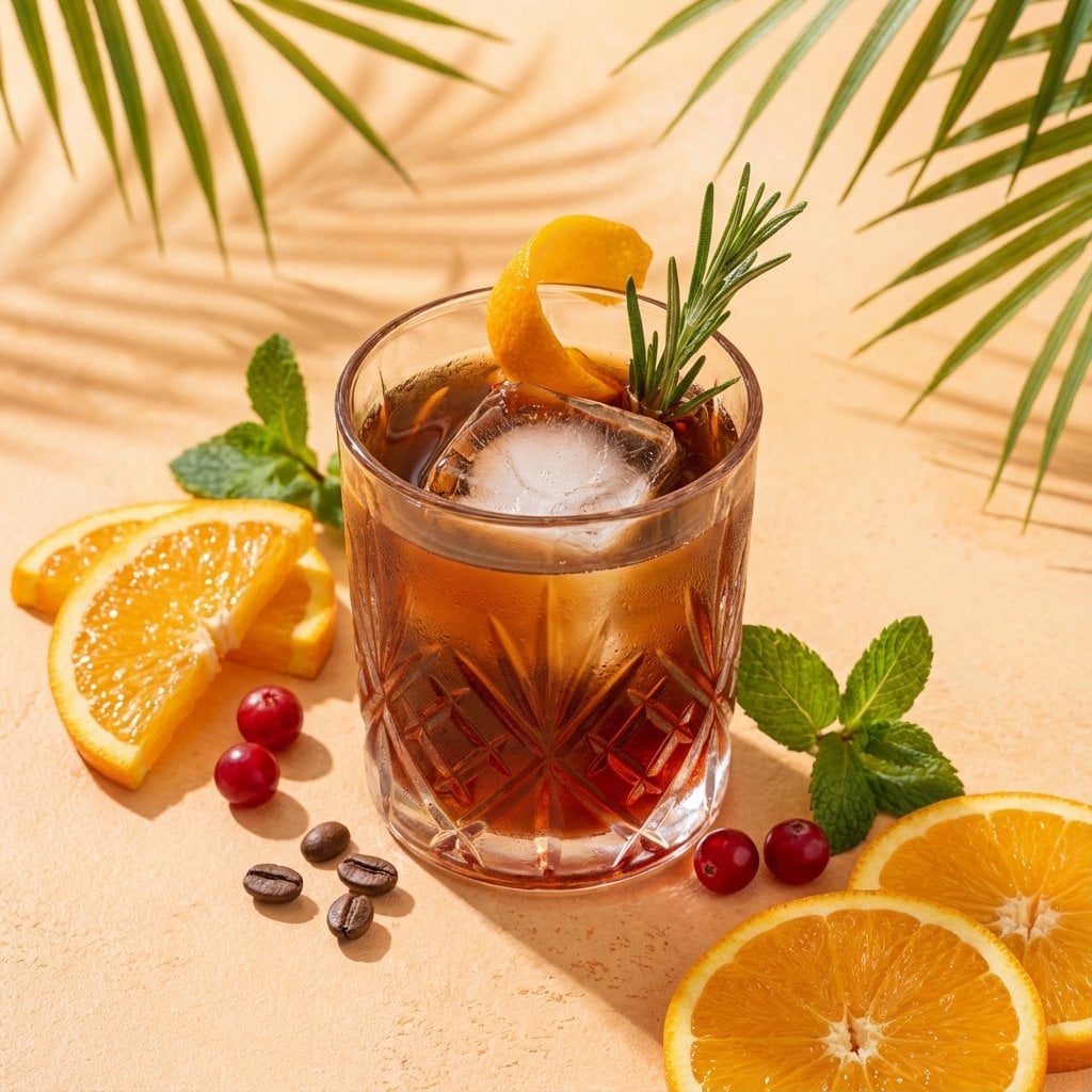 Elegant Studio Cocktail Photograph with Tropical Vibe — image 3