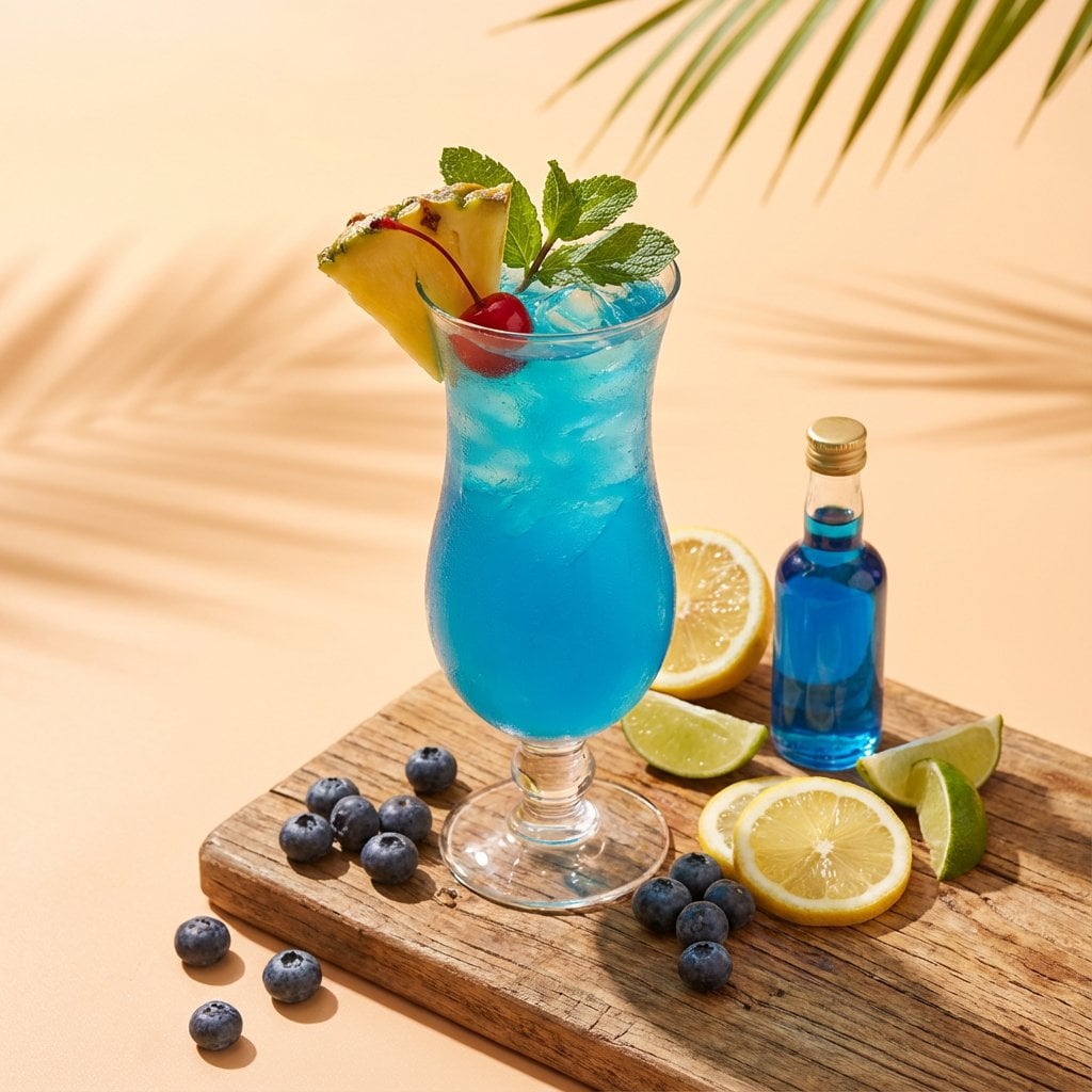 Elegant Studio Cocktail Photograph with Tropical Vibe — image 4