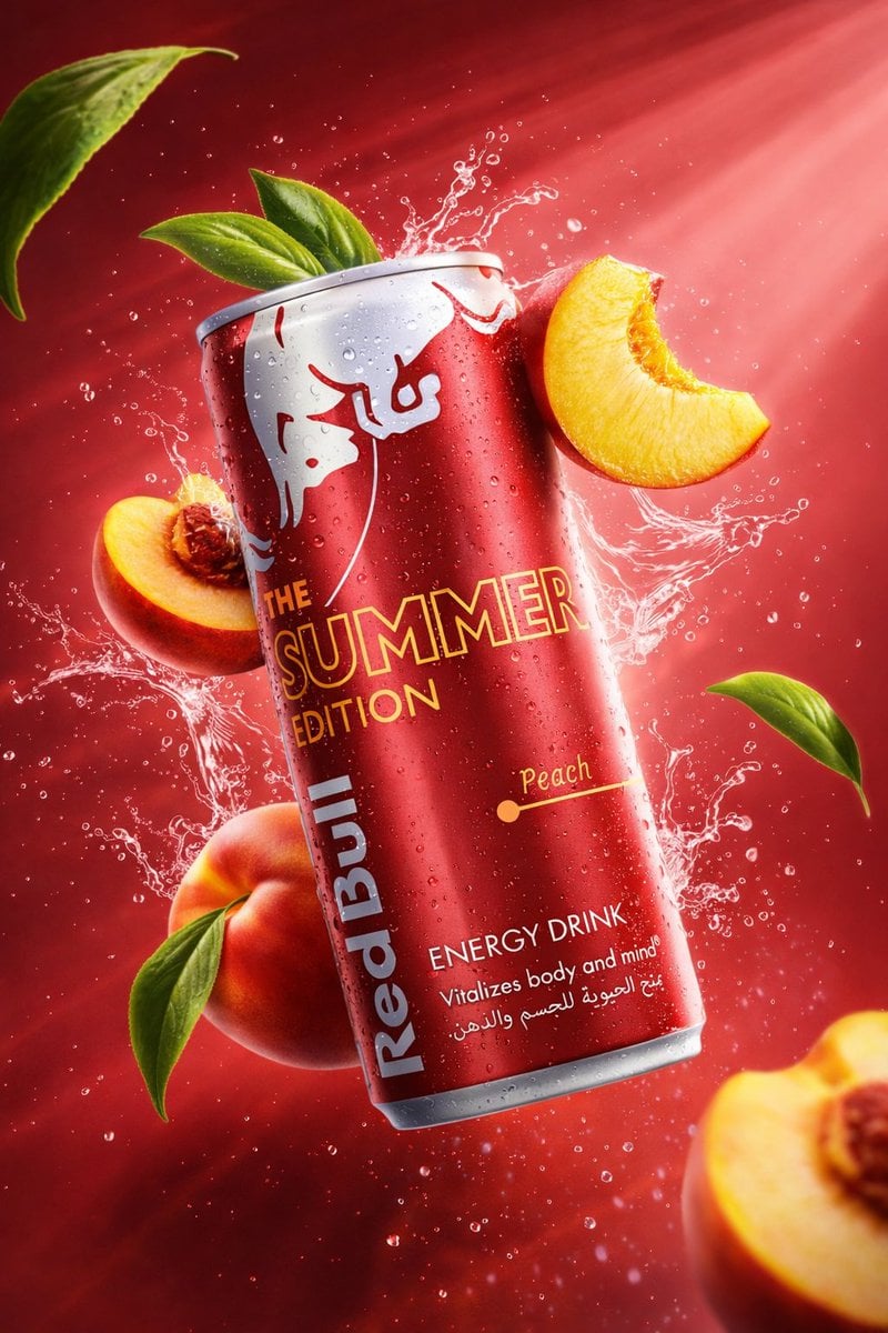 Purple Acai Energy Drink Splash Photography