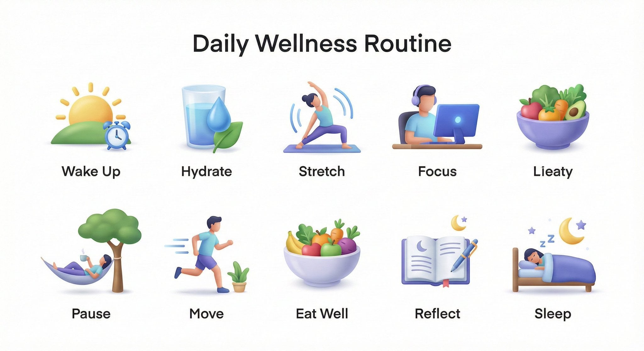 Cohesive Routine Icons for Process Visualization