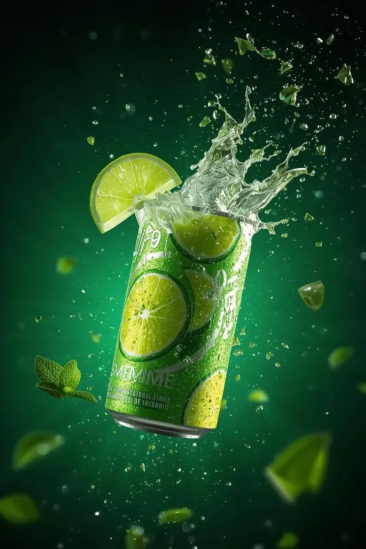 Exploding Lime Soda Can Cinematic Ad — image 3