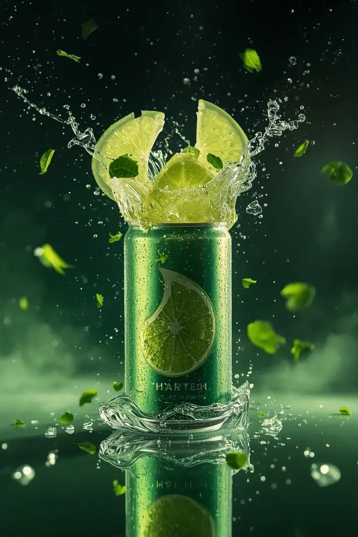 Exploding Lime Soda Can Cinematic Ad — image 4