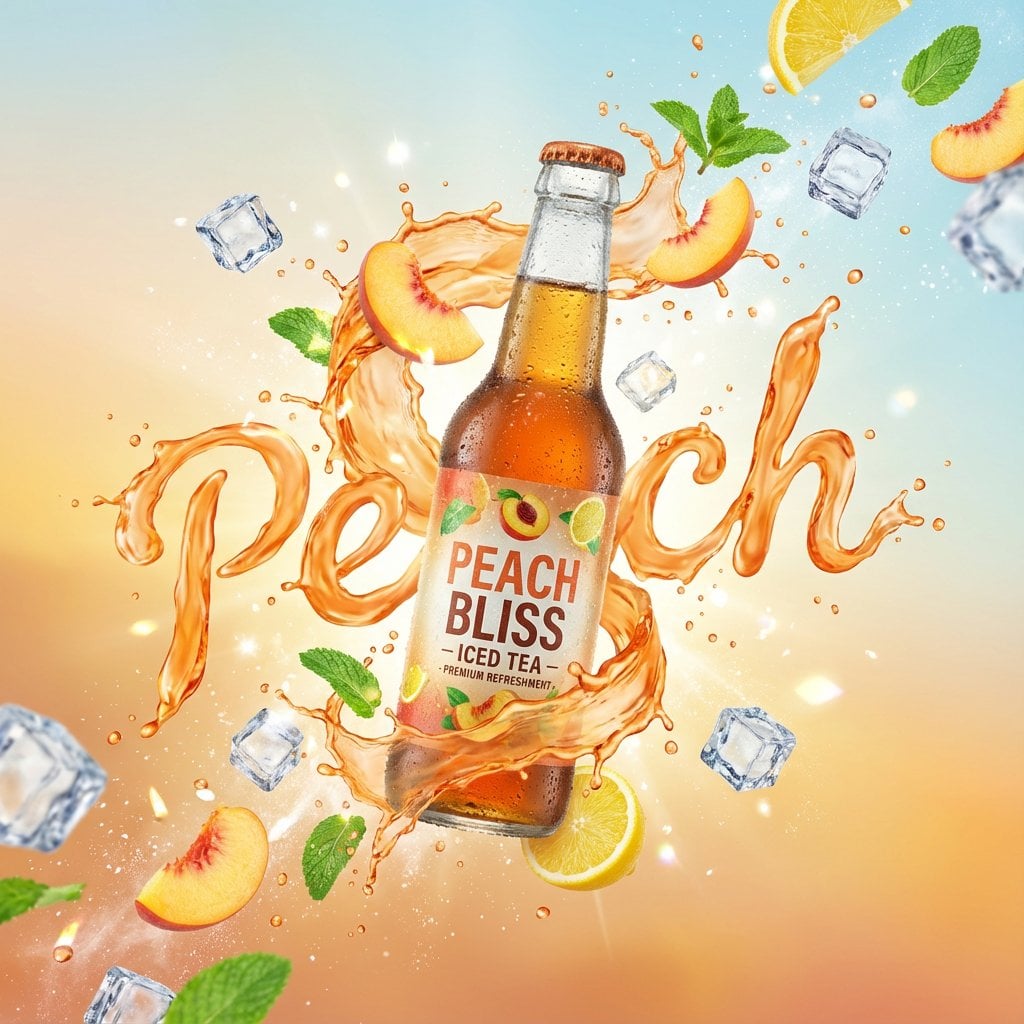 Exploding Product Splash with Liquid Typography — image 3