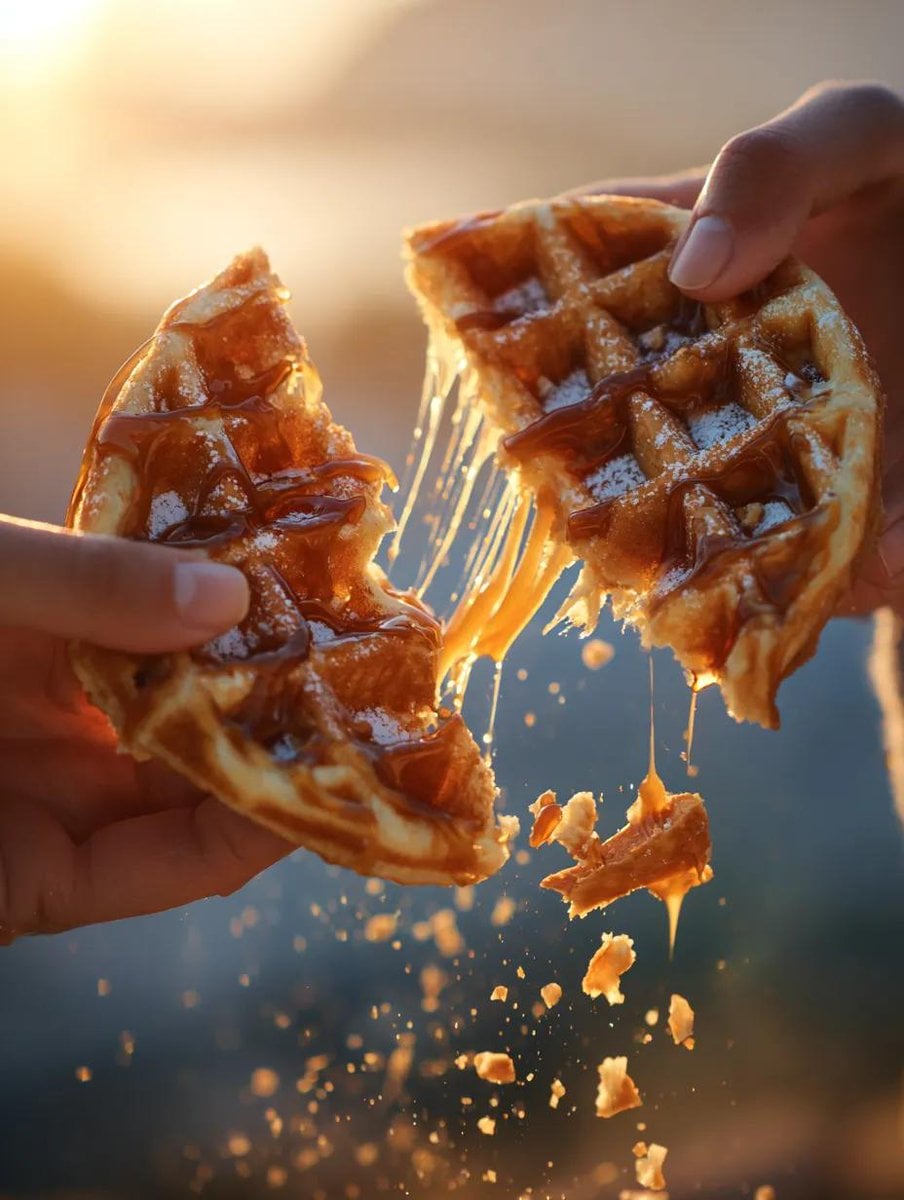 Melting Cheese Pull Action Photography — image 3