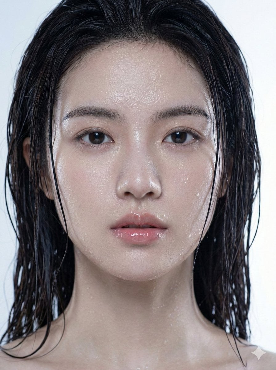 Hyperrealistic Person Extreme Profile Wet — image 2
