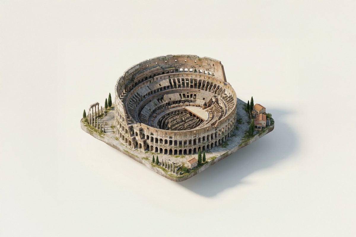 Isometric Architectural Diorama of Landmarks — image 3