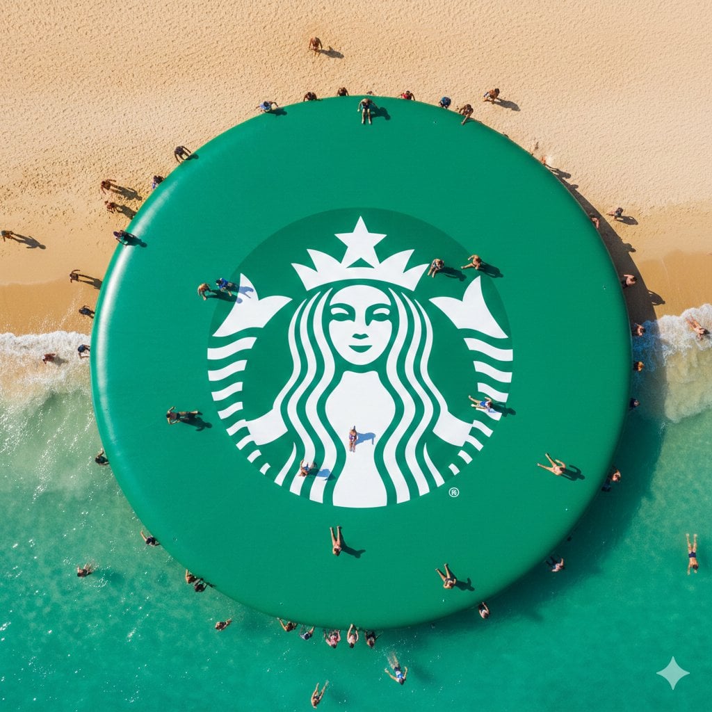 Giant WhatsApp Logo Inflatable Atop Tropical Beach — image 3