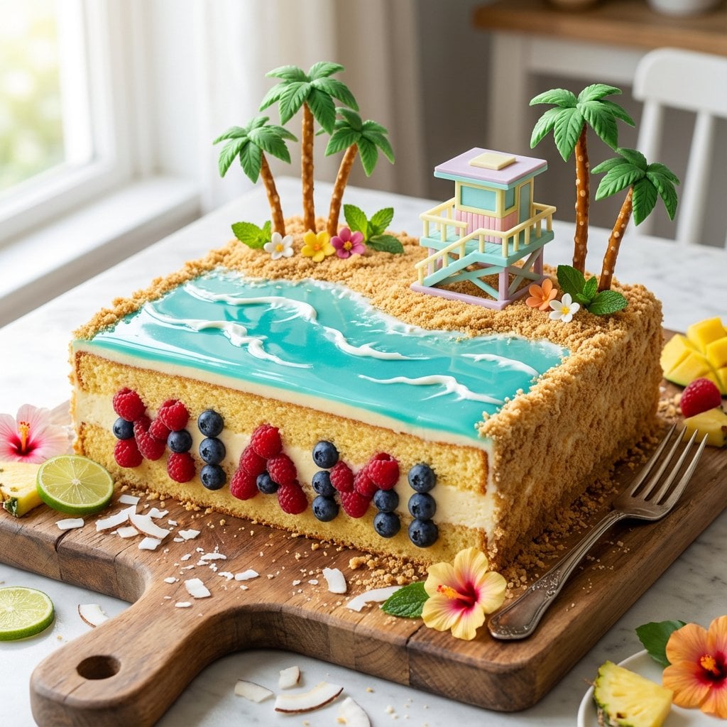 Edible Landscape Cake of a City or Country — image 2