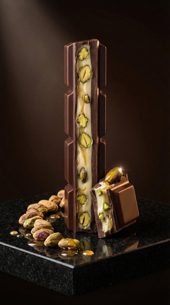 Artisanal Praline Tower and Ruby Chocolate — image 2