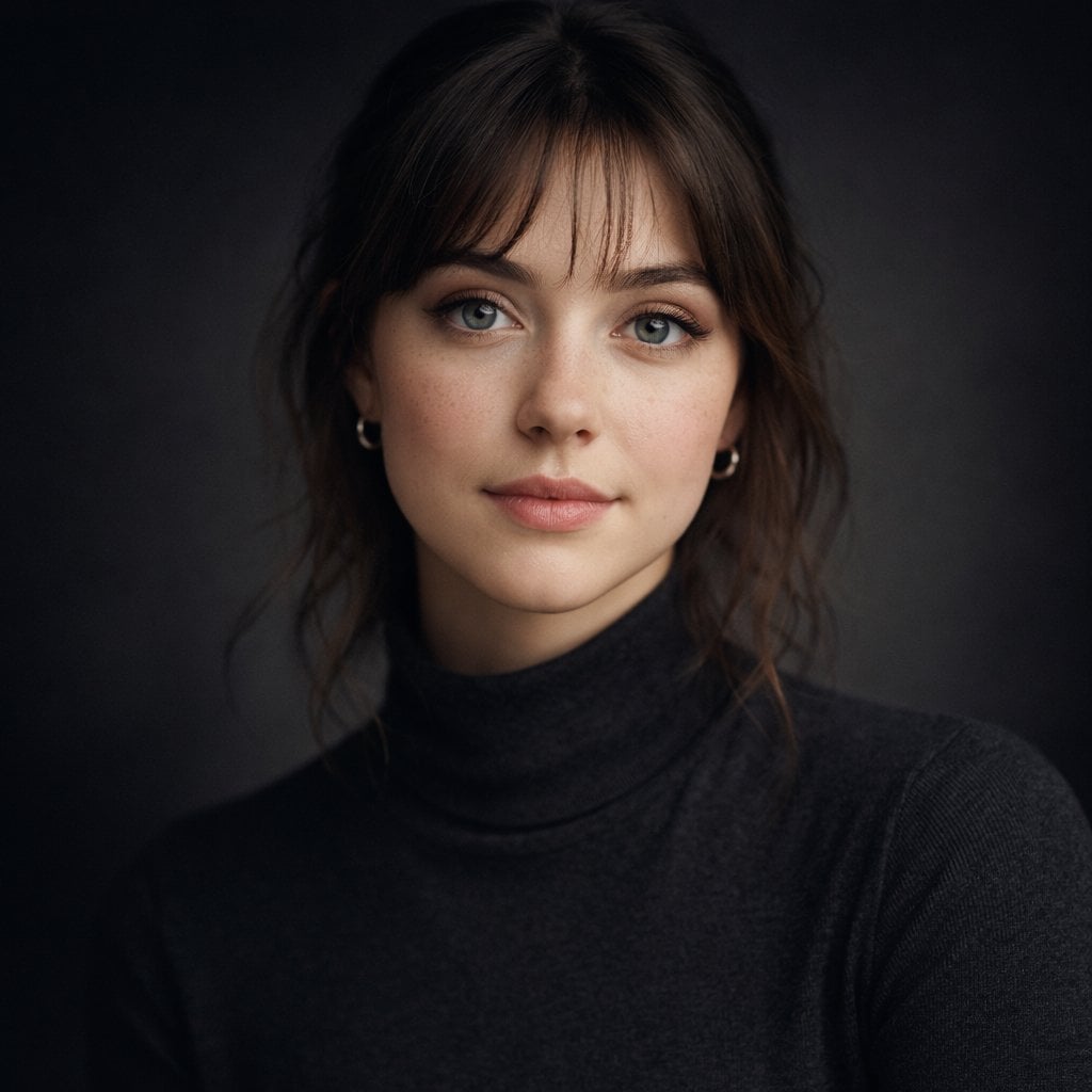 Ultra-Realistic Studio Portrait of a Young Woman — image 2