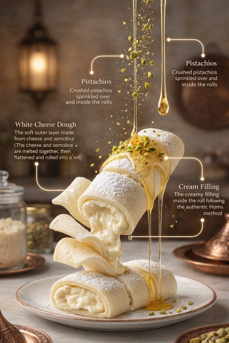 Floating Cake Slices with Infographic Edits — image 3