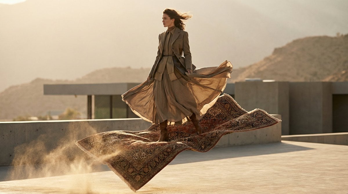 Fashion Model on Magic Carpet — image 2