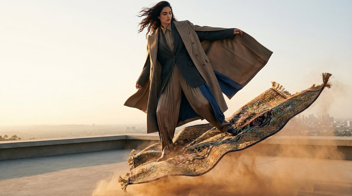 Fashion Model on Magic Carpet — image 4