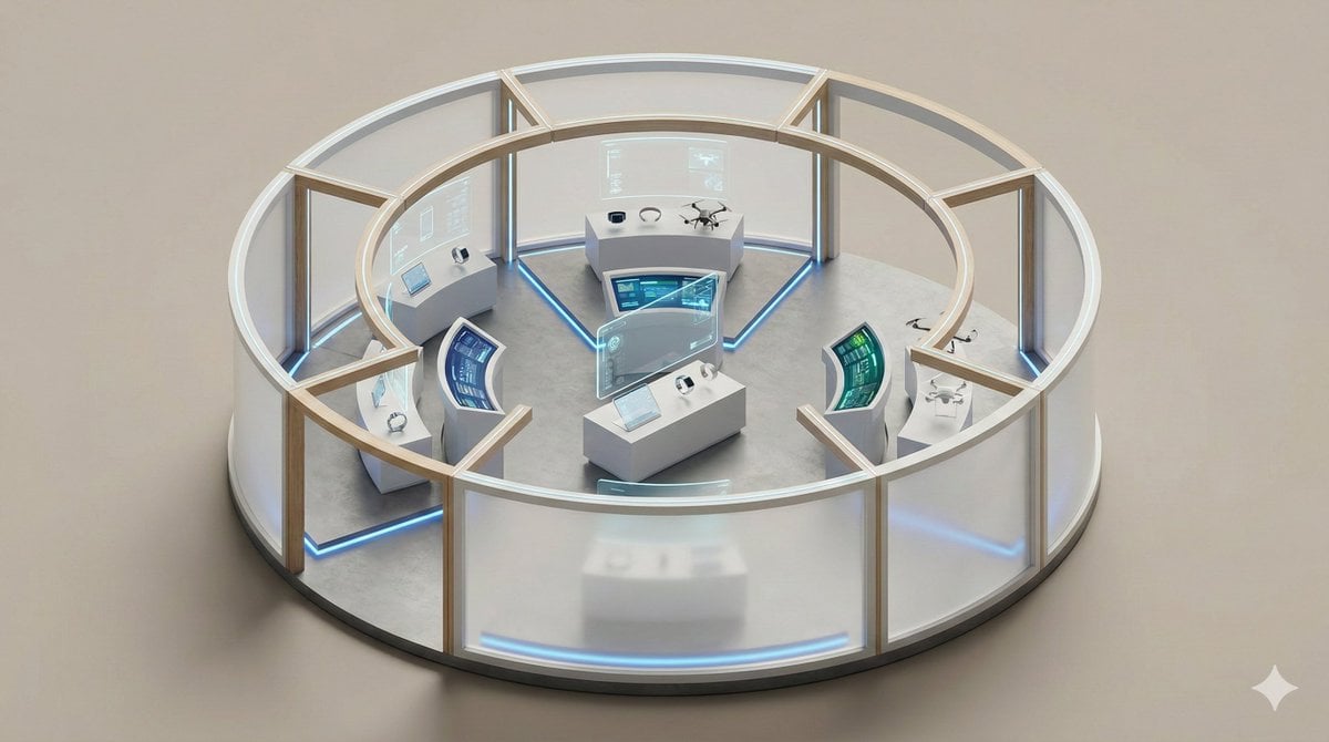 3D Isometric Diorama of an Exhibition — image 2