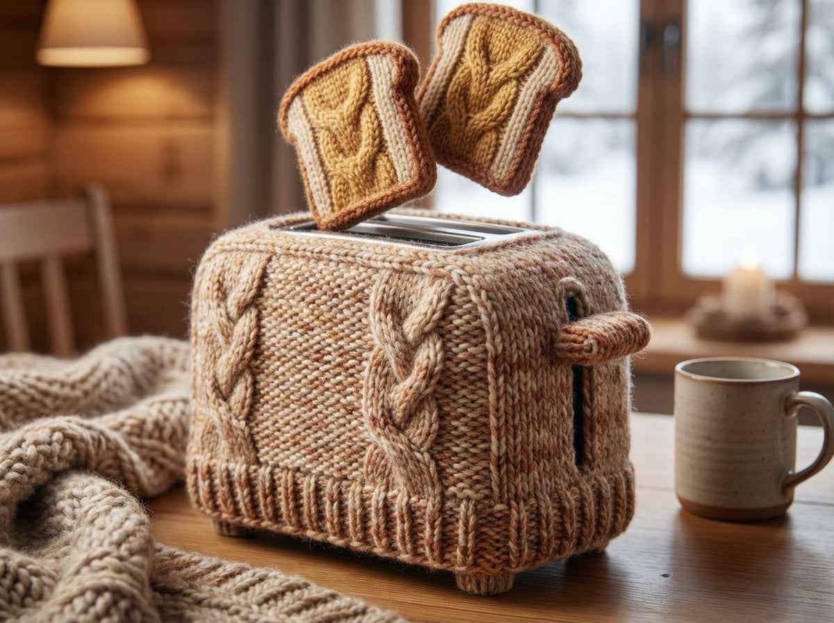 Hand-Knitted Object of Wool Yarn — image 3