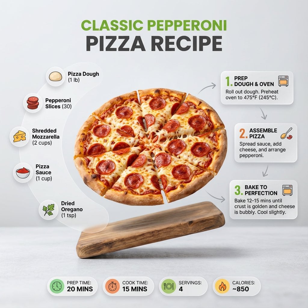 Modern Recipe Infographic Design