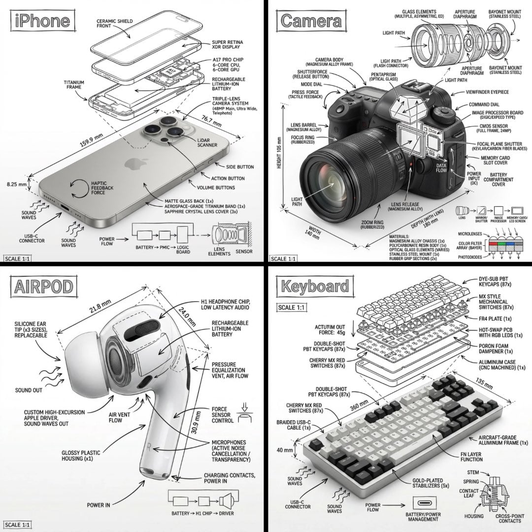 Annotated Object Infographic