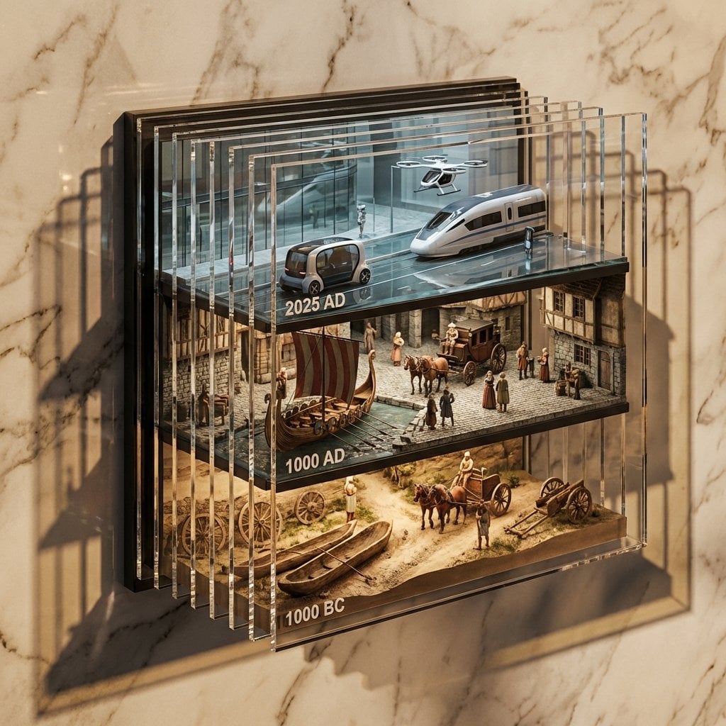 Evolution of Transportation Across Millennia — image 2