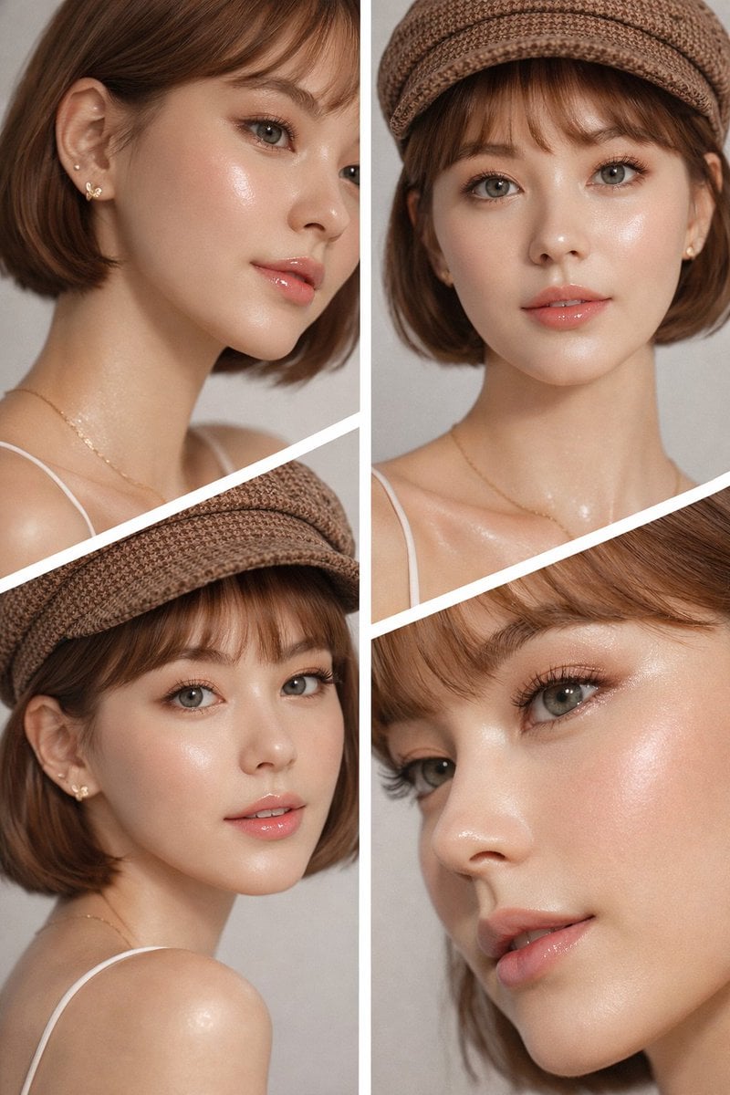 Modern Beauty Editorial With Clean Girl Aesthetic — image 2