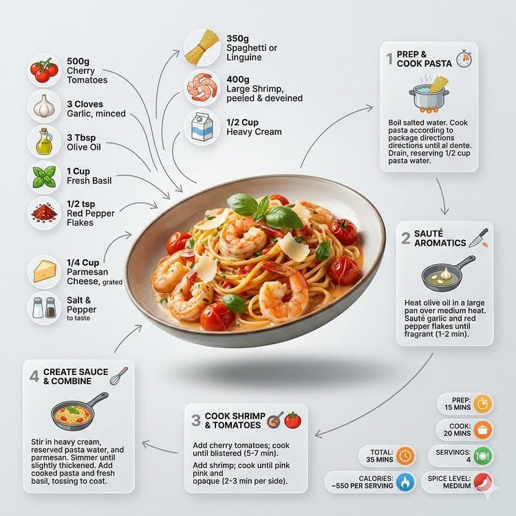 Modern Recipe Infographic Template — image 4