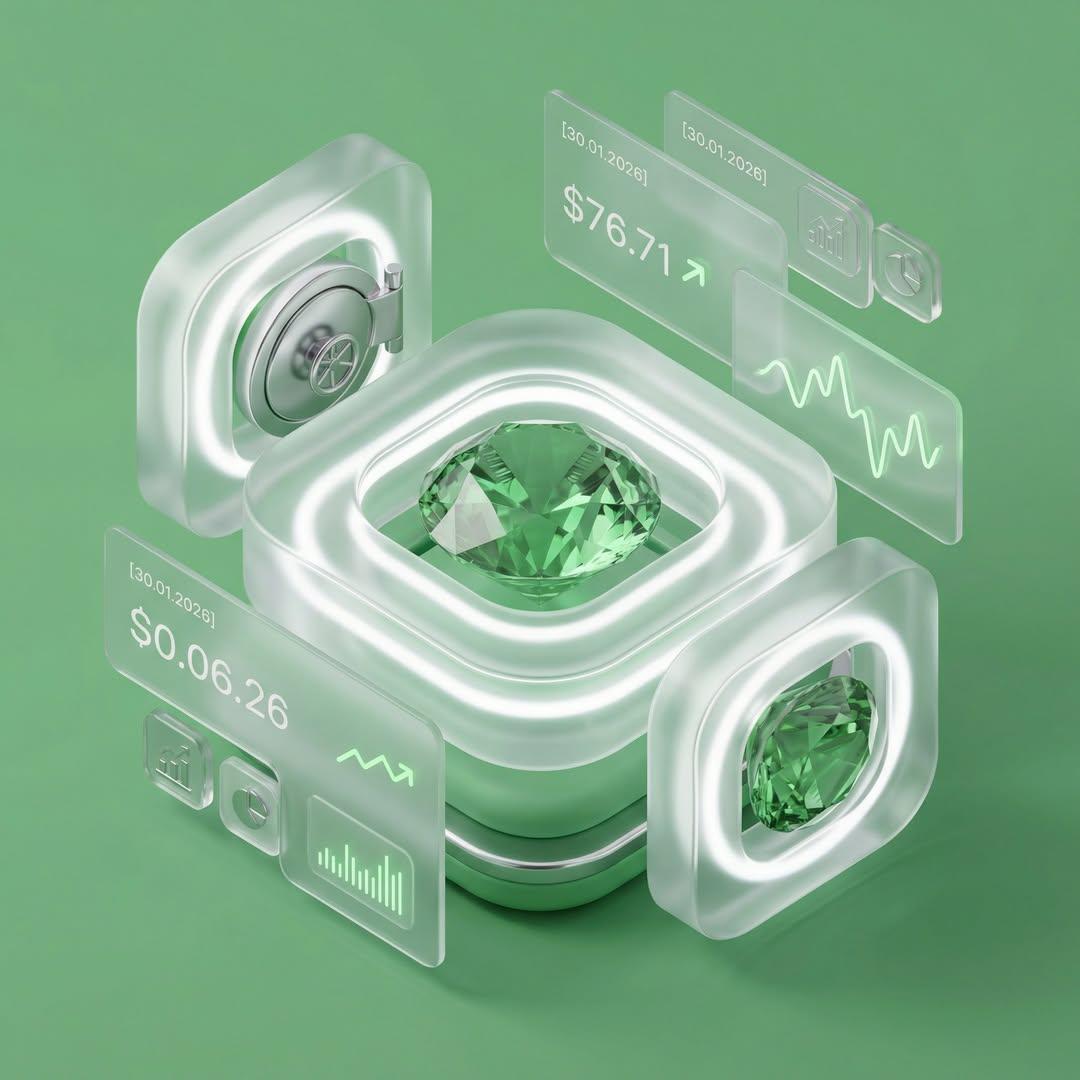 Isometric Gold Bars in Glassmorphism Style — image 3