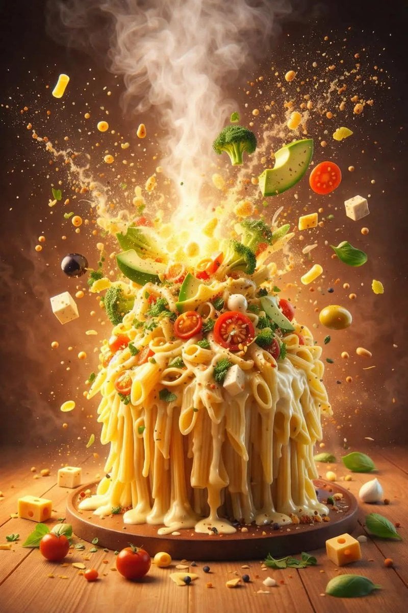 Salad Explosion Food Photography — image 4