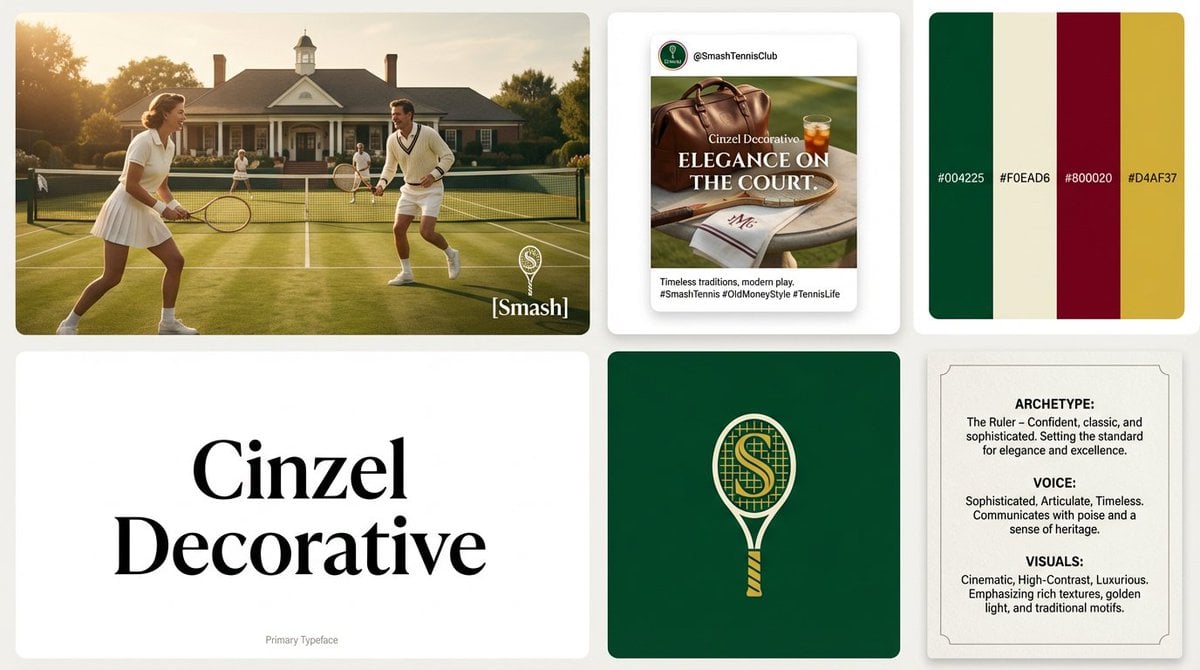 Brand Identity Bento Grid Presentation