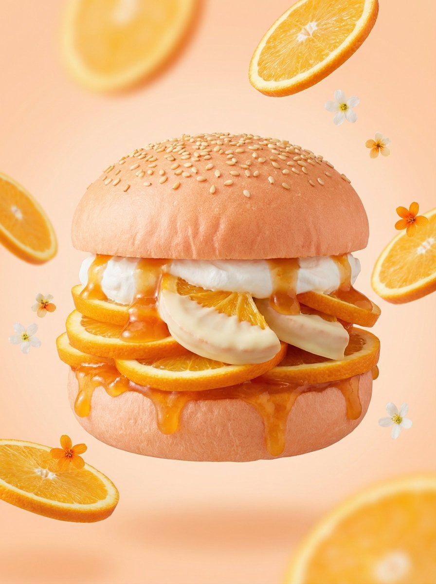 Hyperrealistic Fruit Dessert Burger — image 3