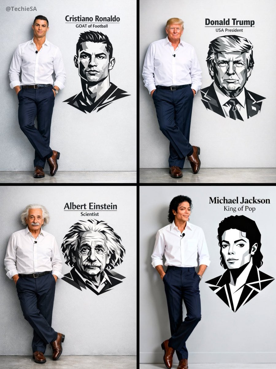 Professional Full Body Portrait with Graphic Overlay