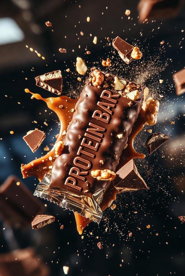 Dynamic Protein Bar Product Photography — image 2