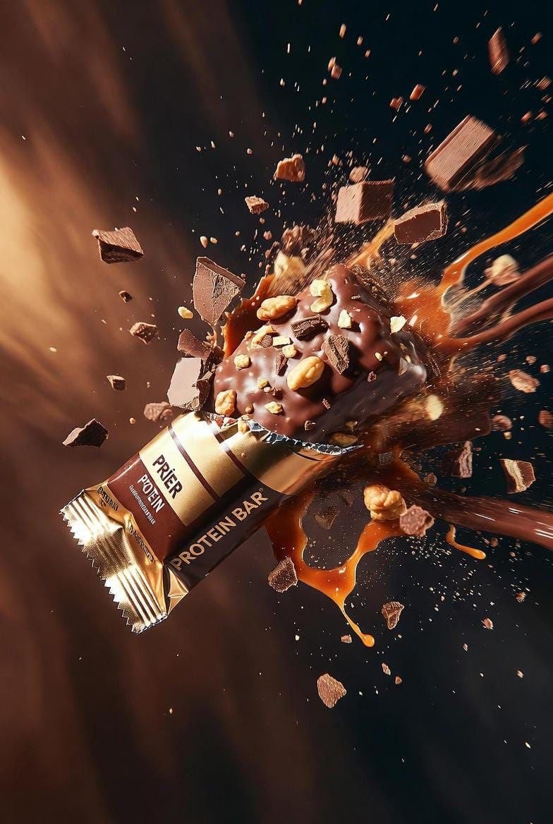 Dynamic Protein Bar Product Photography — image 3